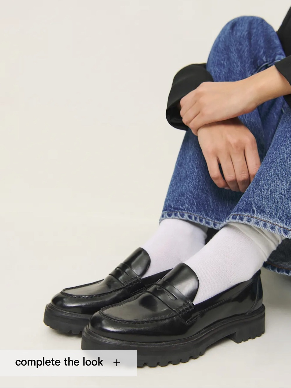 Reformation Black Agathea Loafers - Picture 2 of 2